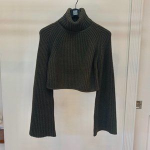 ALC Cropped Turtle Neck Sweater